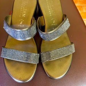 Sparkly Slides size 8.5